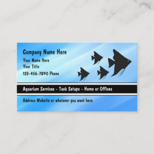 Modèle de conception de cartes de visite pour aqua