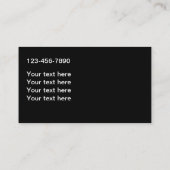 Modèle de conception de cartes de visite pour entr (Dos)