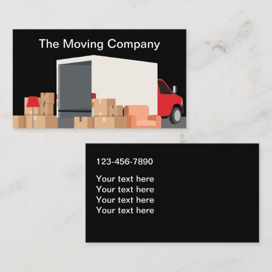 Modèle de conception de cartes de visite pour entr (Devant / Derrière)