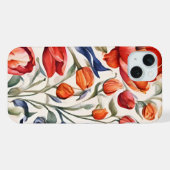 Modèle de conception de WC Fleurs de Tulipe (Verso Horizontal)