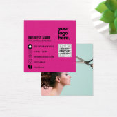 Modèle de conception du logo Cerise Pink Carte de  (Bureau)