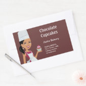 Modèle de conception Étiquette Cupcake (Enveloppe)