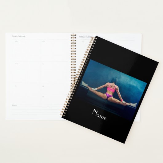 Modèle de condition physique féminine Split Thunde (Devant avec enveloppe)