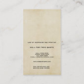 Modèle de construction moderne Carte de visite (Dos)