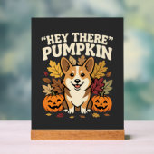 Modèle de Corgi Halloween Hey There Pumpkin (Neutre)