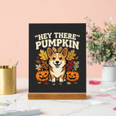 Modèle de Corgi Halloween Hey There Pumpkin (Mariage)