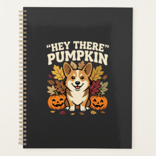 Modèle de Corgi Halloween Hey There Pumpkin