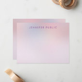 Modèle de couleurs élégantes pour le monogramme de (Devant/Arrière en situation)