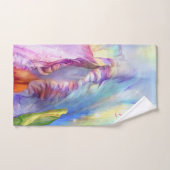 Modèle de couleurs psychédélique (Serviette à main)