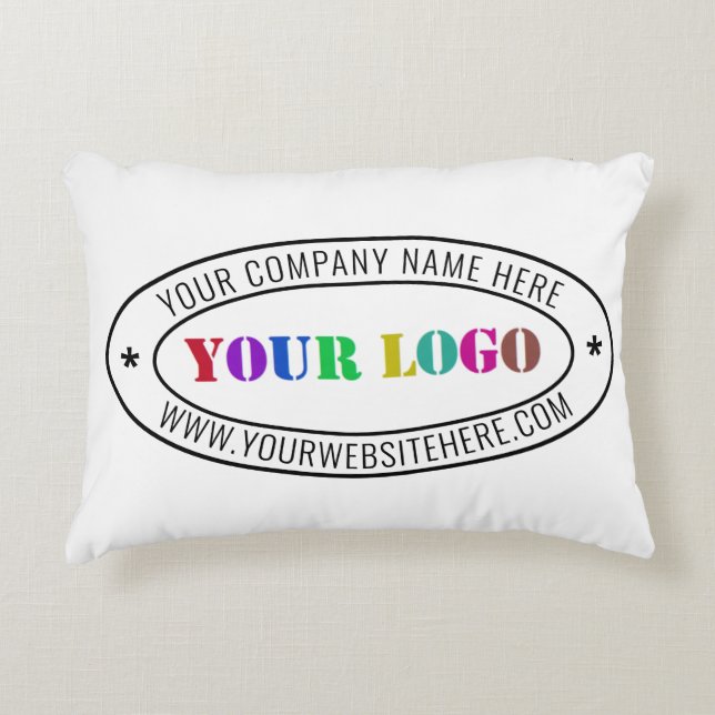Modèle de Coussin de société du logo commercial pe (Devant)