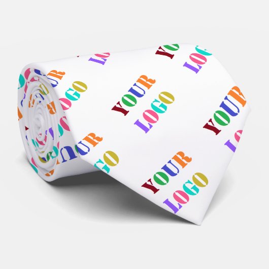 Modèle de Cravate d'entreprise personnalisé (Roulé)