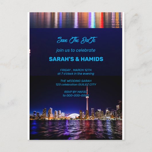 Modèle de date à retenir à TORONTO, Carte postale (Devant)