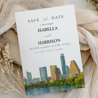 Modèle de Date à Sauvegarder AUSTIN Texas
