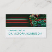 Modèle de dents Dentiste Carte de visite (Devant)