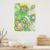 Modèle de dents Spin Design Dentiste Poster Jaune (Cuisine)