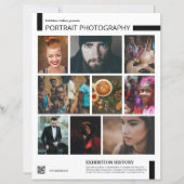 Modèle de dépliant d'exposition de photographie (Devant)