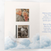 Modèle de dépliant funéraire trifold Memorial (Intérieur en premier)