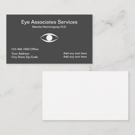 Modèle de design Carte de visite (Devant / Derrière)