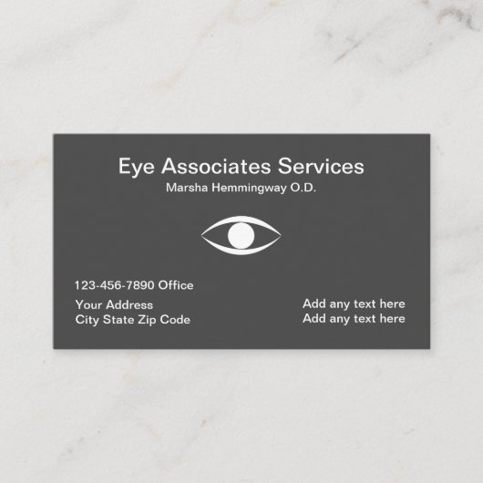 Modèle de design Carte de visite (Devant)