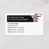 Modèle de design unique Carte de visite automobile (Devant)