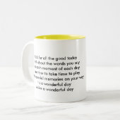 Modèle de Deux-Image de tasse - customisé (Devant gauche)