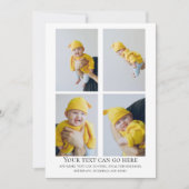 Modèle de dos à motif de 4 photos et feuilles (Devant)