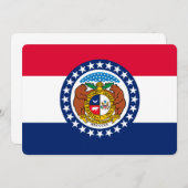 Modèle de drapeau d'État du Missouri (Devant / Derrière)