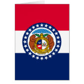 Modèle de drapeau d'État du Missouri (Devant)