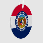 Modèle de drapeau d'État du Missouri (devant)