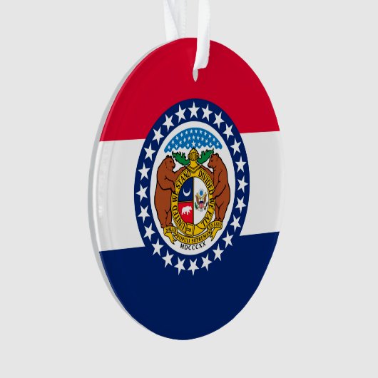 Modèle de drapeau d'État du Missouri (devant)