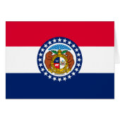 Modèle de drapeau d'État du Missouri (Devant horizontal)