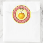 Modèle de Étiquette de marmellade de pamplemousse  (Sac)