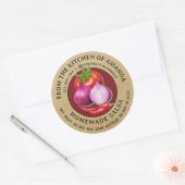 Modèle de Étiquette de salsa maison Kraft vintage (Enveloppe)