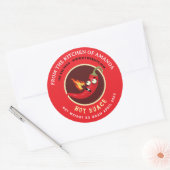 Modèle de Étiquette de sauce chaude maison rétro (Enveloppe)