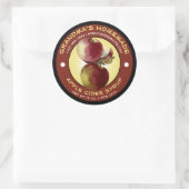 Modèle de Étiquette de sirop de cidre de pomme mai (Sac)