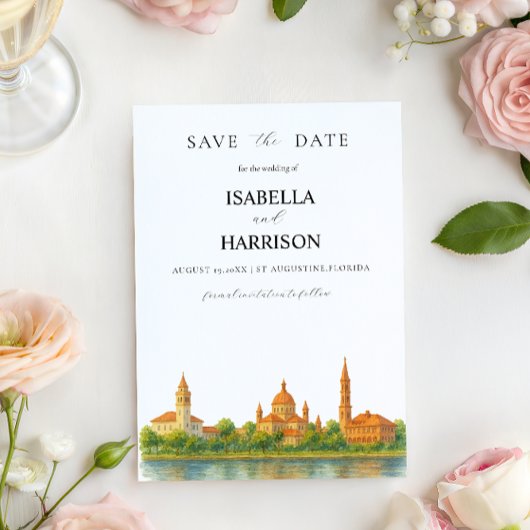 Modèle de faire-part de date à sauvegarder de l'ho