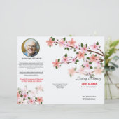 Modèle de faire-part de décès (Debout devant)