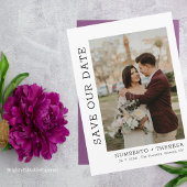Modèle de faire-part de mariage à encadré doré
