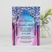 Modèle de faire-part de mariage du feu et de glace (Debout devant)