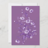 Modèle de faire-part de mariage élégant (Dos)