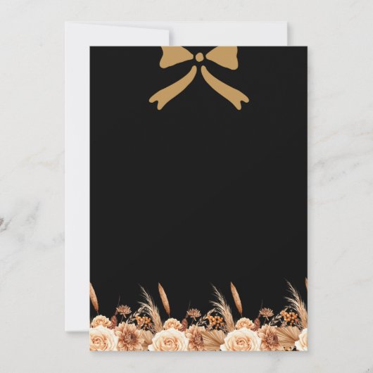 Modèle de faire-part de mariage minimal élégant (Devant)