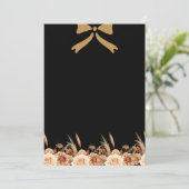 Modèle de faire-part de mariage minimal élégant (Debout devant)