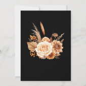 Modèle de faire-part de mariage minimal élégant (Dos)