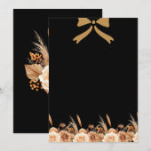 Modèle de faire-part de mariage minimal élégant (Devant / Derrière)