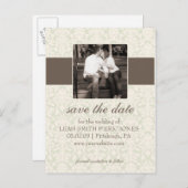 Modèle de faire-part de photo TEMPLATE (Devant / Derrière)