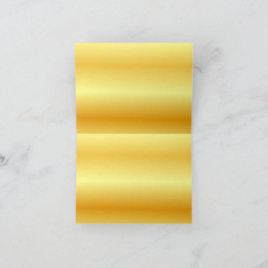 Modèle de faux or de script calligraphié « Merci » (Intérieur)