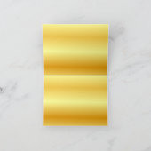 Modèle de faux or écriture calligraphiée Merci (Intérieur)