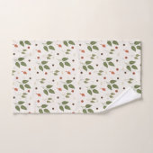 modèle de feuille design (Serviette à main)