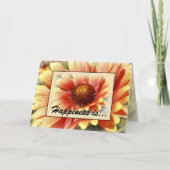 Modèle de fleur baignée de soleil pour penser à vo (Devant)