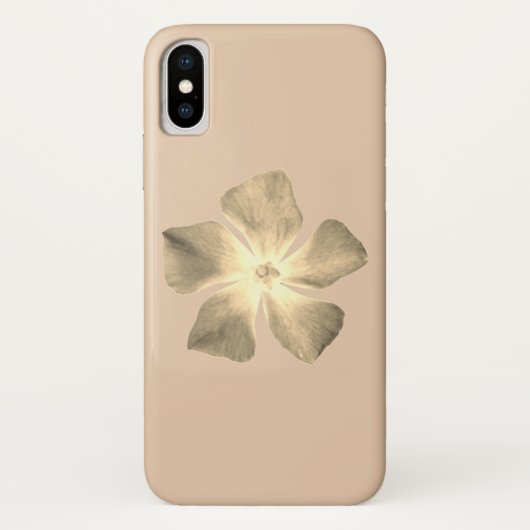modèle de fleur coque iphoneX pomme (Dos)